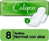TOALLA FEMENINA CALIPSO NORMAL C-ALAS 8 U