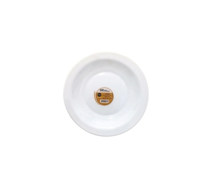 PLATO VIDRIO TEMP GOURMET HONDO BCO 22.4 CM