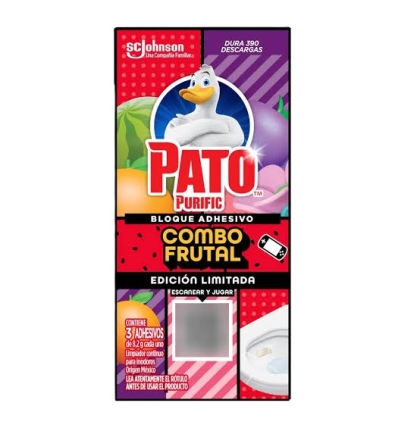 PATO PURIFIC ADHESIVO COMBO FRUTAL 24.6 GR
