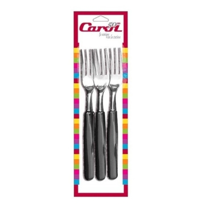 TENEDOR COLOR CAROL B X 3 