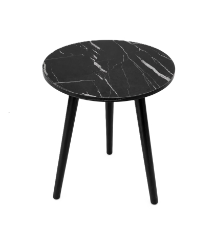 MESA MDF REDONDA MADERA 40 X 40 X 55 CM 