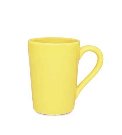JARRO PORCELANA MUG 260 ML AMARILLO