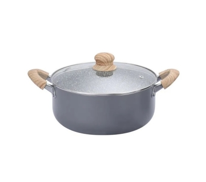 CACEROLA TEFLON GRANITO 24 CM 