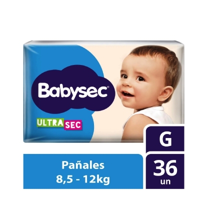 PAÑAL BABYSEC ULTRA G 36