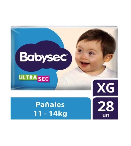 PAÑAL BABYSEC ULTRA XG 28