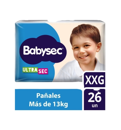 PAÑAL BABYSEC ULTRA XXG 26