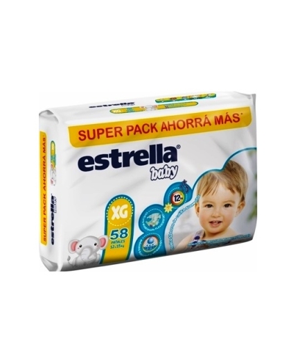 PAÑAL ESTRELLA HP XG 52