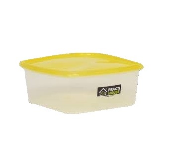 HERMETICO PLASTICO CUADRADO PRACTI 3 LT 