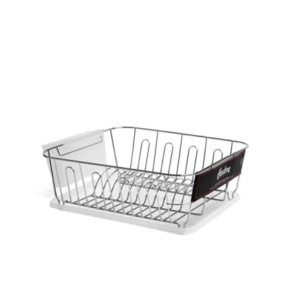 ESCURRE VAJILLA METAL BLANCO 2 PISO MADERA 