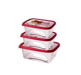 SET X 3 HERMETICO PLAST RECT BUHO 220+420+750