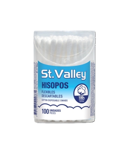 HISOPOS ESTUCHE SWAB MADERA X 100 U