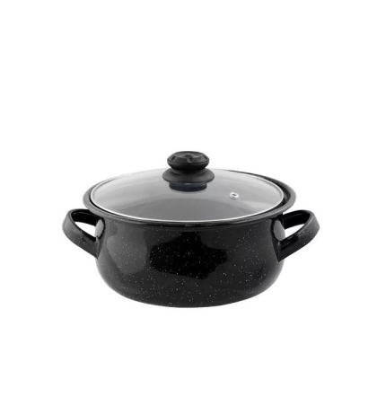 CACEROLA ESPEJADA TAPA VIDRIO N� 20