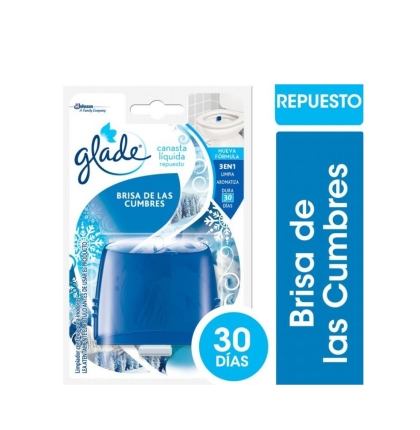 GLADE CANASTA LIQ REP BRISA CUMBRE 50 ML