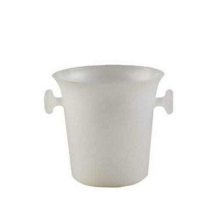 BALDE PLASTICO HIELO TRASLUCIDO