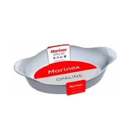 ASADERA VIDRIO OPALINE OVAL MEDIANA 1 LT