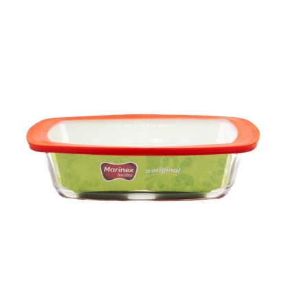 MOLDE VIDRIO BUDIN C/ TAPA 1500 ML