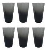 VASO VIDRIO TANGO DEGRADE NEGRO X 6