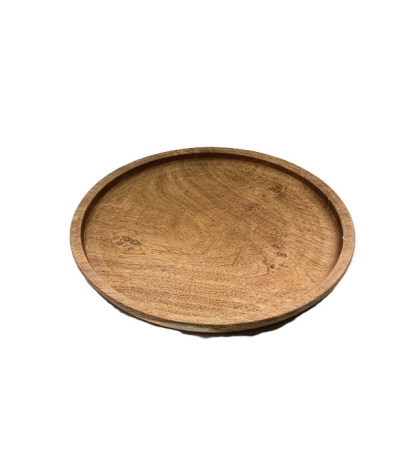 PLATO MADERA HONDO 22 CM