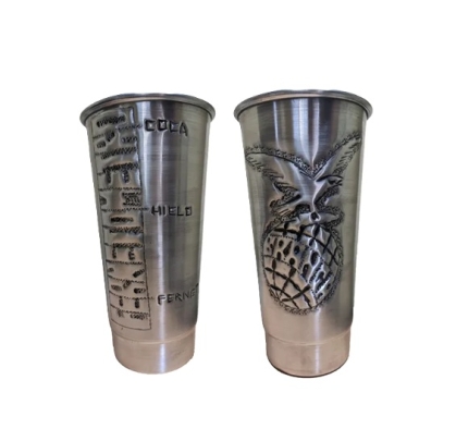 VASO ALUMINIO FERNETERO TORNEADO