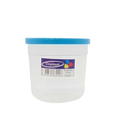 HERMETICO PLASTICO REDONDO CEPA 0.35 LT