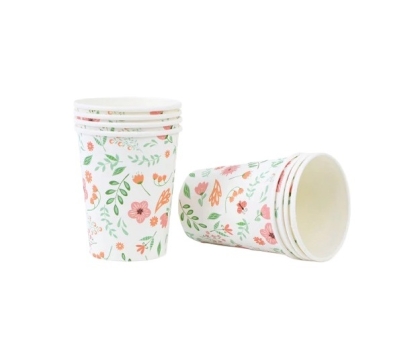 VASO PLASTICO BAJO DECORADO INFANTIL