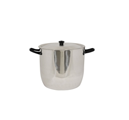 OLLA ALUMINIO RECTA CHAROLADA N� 24