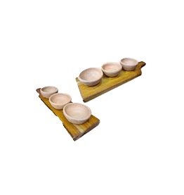 TABLA MADERA 3 CAZUELA CERAMICA