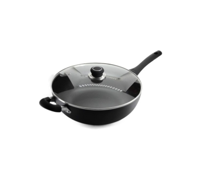 WOK TEFLON TAPA VIDRIO HUDSON N� 28