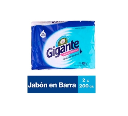 JABON PAN GIGANTE 2 X 200 GR