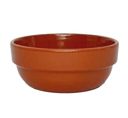 CAZUELA APILABLE CERAMICA MARRON 12 CM