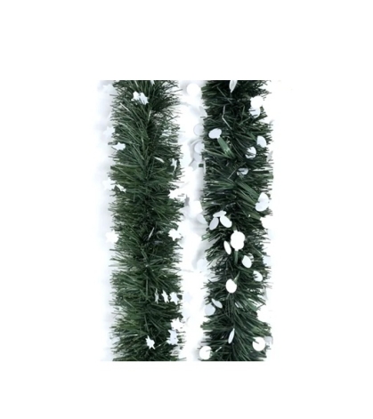 GUIRNALDA VERDE NEVADA HOJAS