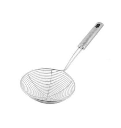 ESPUMADERA ALAMBRE MANGO ACERO 20 CM