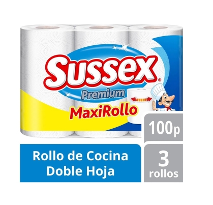 ROLLO COCINA SUSSEX PREMIUM 3 X 100 PA�OS