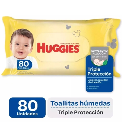 TOALLITA HUMEDA HUGGIES T-PROTECCION 80