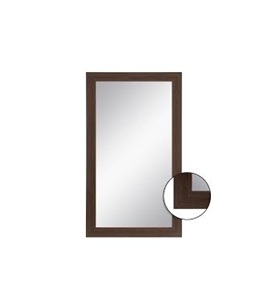 ESPEJO PARED RECTO M/ MADERA 60 X 60 CM