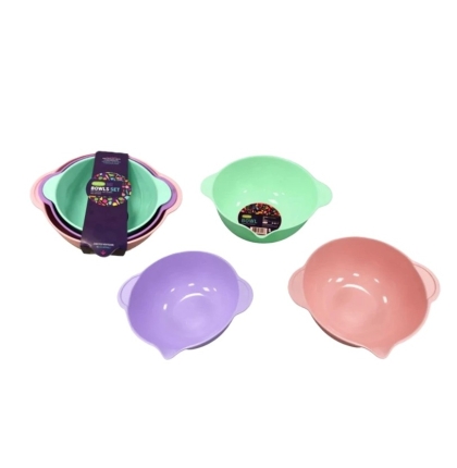 BOWL PLASTICO MEZCLADOR PASTEL X 3