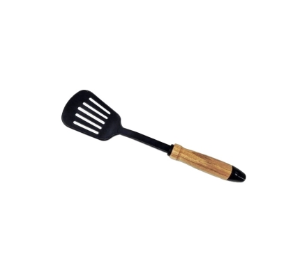 ESPATULA CALADA NYLON MANGO MADERA TK