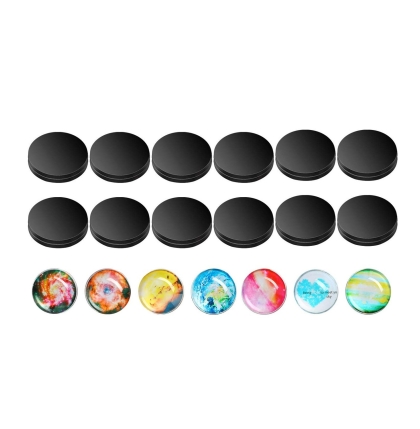 IMAN VIDRIO REDONDO 3 CM