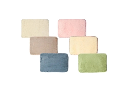 ALFOMBRA ALGODON SHAGGY ROJA 40 X 60 CM