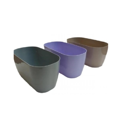 MACETA PLASTICA OVAL MACCHIA 32 CM