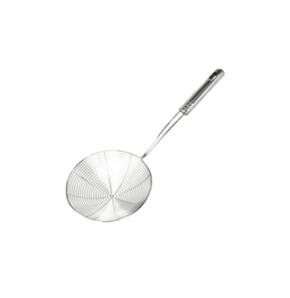 ESPUMADERA ALAMBRE MANGO ACERO 19 CM