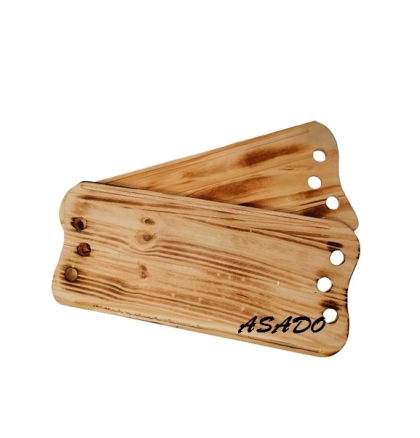 TABLA MADERA SERIGRAFIA ASADO