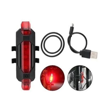 LUZ BICI ROJA TRASERA
