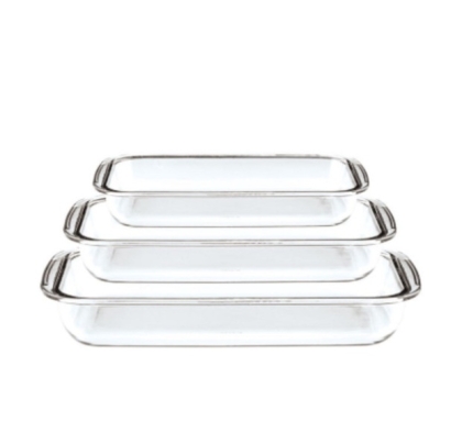 ASADERA VIDRIO RECTANGULAR CELEBRITY X 3 U