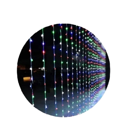 CORTINA LUZ 300 LED 3 X 3 MT