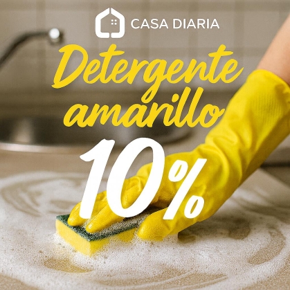 DETERGENTE 10% AMARILLO X LITRO