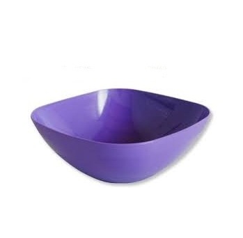 ENSALADERA PLASTICA CUADRADA 23 CM