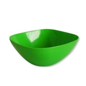 ENSALADERA PLASTICA CUADRADA 26 CM
