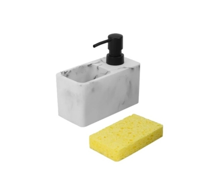 DISPENSER BA�O DECORADO CON ESPONJA