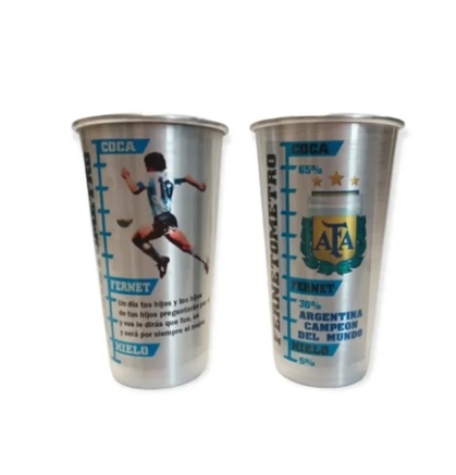 VASO ALUMINIO FERNETERO 19 CM